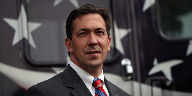 FLOWOOD, MS - JUNE 23: Republican candidate for U.S. Senate, Mississippi State Sen. Chris McDaniel looks on during a campaign rally on June 23, 2014 in Flowood, Mississippi. With one day to go before the Mississippi senate runoff election, Tea Party-backed Republican candidate for U.S. Senate, Mississippi State Sen Chris McDaniel is campaigning througout the state as he battles against incumbent U.S. Sen Thad Cochran (R-MS) in a tight race. (Photo by Justin Sullivan/Getty Images)