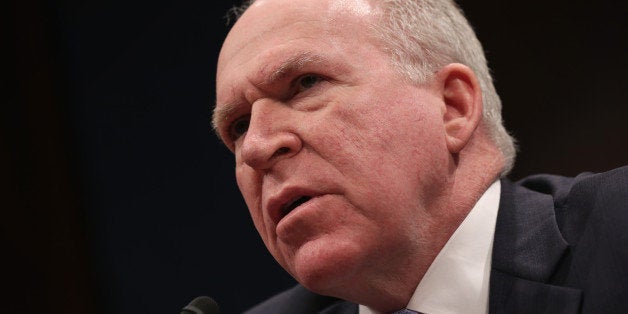 WASHINGTON, DC - FEBRUARY 04: Central Intelligence Agency Director John Brennan testifies during a hearing before the House