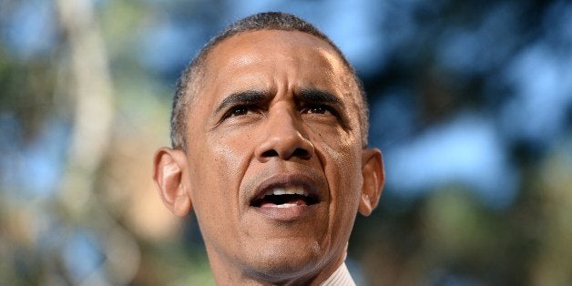 US President Barack Obama speaks on the economy at the Cheesman Park in Denver, Colorado, on July 9, 2014. Statistics showed that the US economy created 288,000 net new jobs last month, which was much better than expected, and that an average of 231,000 new positions have been added each month since January. AFP PHOTO/Jewel Samad (Photo credit should read JEWEL SAMAD/AFP/Getty Images)