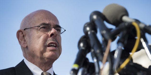 US Congressman Henry Waxman, D-California, speaks during a press conference with the family members of deceased drivers of General Motors defective cars on Capitol Hill in Washington, DC, April 1, 2014. General Motors Chief Executive Mary Barra faces tough questioning in Congress on Tuesday over why the company ignored a faulty ignition problem for a decade despite numerous accident reports and 13 deaths. Also in the dock will be the US auto safety agency, the National Highway Traffic Safety Administration (NHTSA), under attack for not acting on its own evidence that the ignitions posed dangerous risks to drivers. AFP PHOTO / Jim WATSON (Photo credit should read JIM WATSON/AFP/Getty Images)