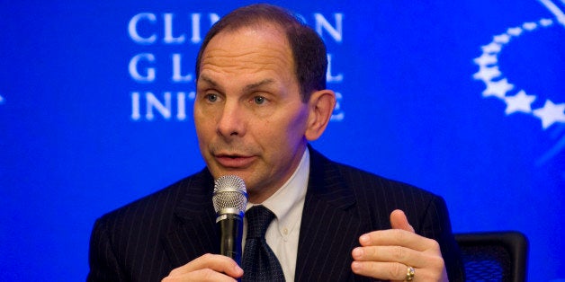 Proctor & Gamble CEO Bob McDonald speaks during the 2012 Clinton Global Initiative annual meeting September 23, 2012 in New