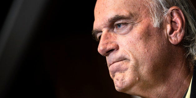 Former pro wrestler Jesse Ventura pauses while speaking about his book 'They Killed Our President' October 4, 2013 in Washing