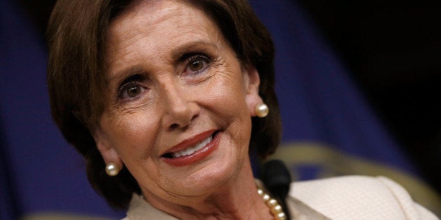 WASHINGTON, DC - JULY 25: House Minority Leader Nancy Pelosi answers questions during her weekly press conference at the U.S. Capitol July 25, 2014 in Washington, DC. Pelosi spoke extensively on the current border crisis and also long term immigration reform. (Photo by Win McNamee/Getty Images)