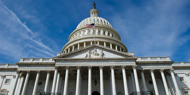 The dome of the US Capitol is seen in Washington, DC on March 23, 2013. AFP PHOTO / Karen BLEIER (Photo...