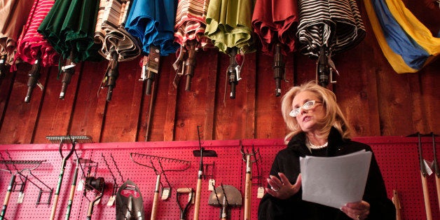 AN ARBOR, MI - FEBRUARY 28: Debbi Dingell, wife of Congressman John Dingell, the longest serving member of Congress in U.S. history who recently announced he will not be seeking reelection, discusses the announcement she made earlier this morning that she will run for his seat on February 28, 2014 in Ann Arbor, Michigan. Dingell will seek the democratic nomination for Michigan's 12th Congressional District. (Photo by Bill Pugliano/Getty Images)