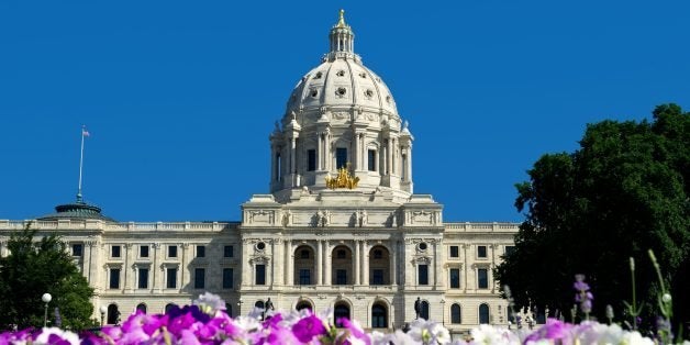 Photo taken August 17, 2013 shows the state Capitol building of Minnesota in St. Paul. AFP PHOTO / Karen BLEIER (Photo