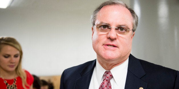 UNITED STATES - JUNE 11: Sen. Mark Pryor, D-Ark., heads to the Senate floor for a vote on Wednesday, June 11, 2014. (Photo By Bill Clark/CQ Roll Call)