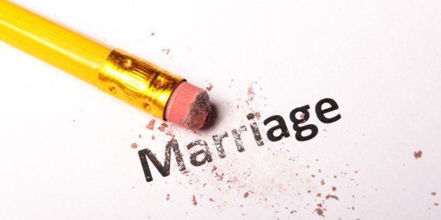 divorce concept with marriage...