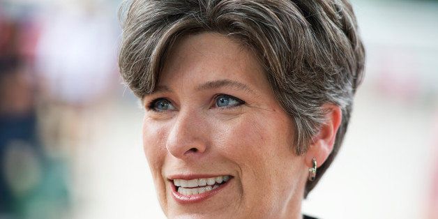 UNITED STATES - AUGUST 08: Joni Ernst, Iowa Republican Senate candidate, campaigns at the 2014 Iowa State Fair in Des Moines, Iowa, August 8, 2014. (Photo By Tom Williams/CQ Roll Call)