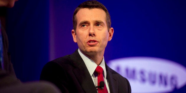 David Plouffe, former senior adviser to U.S. President Barack Obama and Bloomberg News analyst, speaks at the Bloomberg Year Ahead: 2014 conference in Chicago, Illinois, U.S., on Wednesday, Nov. 20, 2013. The multi-day gathering of CEOs, senior executives, public sector officials and leaders in finance will look at how some of the worlds biggest industries are changing and the forces at work behind the change. Photographer: Daniel Acker/Bloomberg via Getty Images