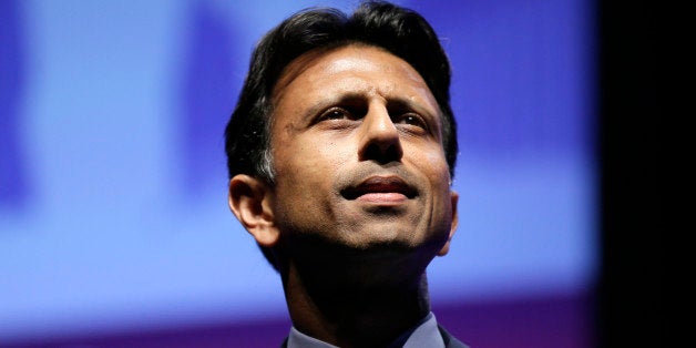 Louisiana Gov. Bobby Jindal speaks during The Family Leadership Summit, Saturday, Aug. 9, 2014, in Ames, Iowa. (AP Photo/Charlie Neibergall)