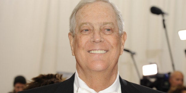 NEW YORK, NY - MAY 05: David Koch attends the 'Charles James: Beyond Fashion' Costume Institute Gala at the Metropolitan Museum of Art on May 5, 2014 in New York City. (Photo by Ron Galella, Ltd./WireImage)