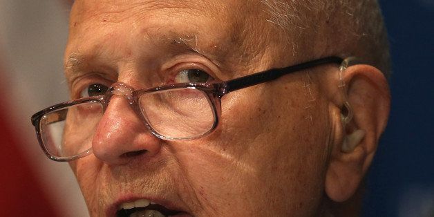 WASHINGTON, DC - JUNE 27: Rep. John Dingell (D-MI) speaks at the National Press Club, June 27, 2014 in Washington, DC. Rep. Dingell who is the longest serving member of Congress was Newsmaker Luncheon speaker talked about When Congress Worked. (Photo by Mark Wilson/Getty Images)