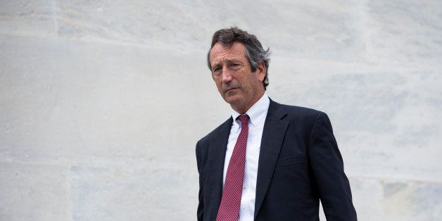 UNITED STATES - JUNE 14: Rep. Mark Sanford, R-S.C., walks down the House steps of the Capitol following the last votes of the week on Friday, June 14, 2013. (Photo By Bill Clark/CQ Roll Call)