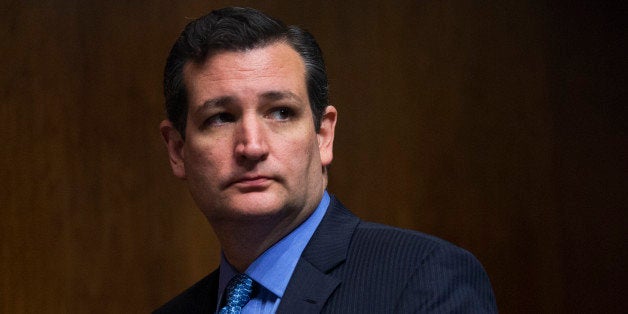 UNITED STATES - MAY 21: Sen. Ted Cruz, R-Texas, appears at a Senate Judiciary Committee hearing in Dirksen Building on oversight of the FBI, May 21, 2014, featuring testimony by FBI Director James Comey. (Photo By Tom Williams/CQ Roll Call)