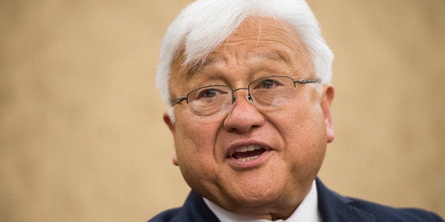 UNITED STATES - JUNE 10: Rep. Mike Honda, D-Calif., holds a news conference with Vietnam veterans and their families to intro