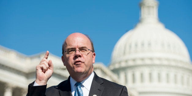 UNITED STATES - SEPTEMBER 13: Rep. Jim McGovern, D-Mass., speaks during a news conference on the Farm Bill's Supplemental Nutrition Assistance Program (SNAP) outside the Capitol on Thursday, Sept. 13, 2012. (Photo By Bill Clark/CQ Roll Call)