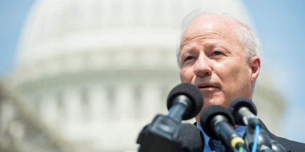 UNITED STATES - MAY 19: Rep. Mike Coffman, R-Colo., speaks during a news conference on military service for undocumented youth with Deferred Action and other issues related to military service for immigrants and their families on Tuesday, May 20, 2014, out side of the U.S. Capitol. (Photo By Bill Clark/CQ Roll Call)