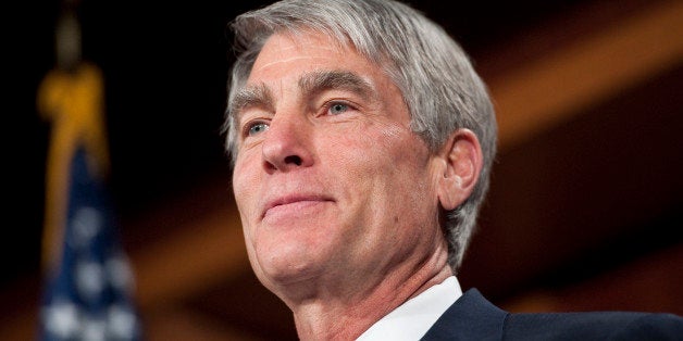 UNITED STATES Ð JANUARY 25: Sen. Mark Udall, D-Colo., speaks during the news conference on ending the practice of sitting divided by party during the president's State of the Union address on Tuesday, Jan. 25, 2011. (Photo By Bill Clark/Roll Call)