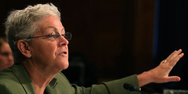WASHINGTON, DC - JULY 23: U.S. Environmental Protection Agency (EPA) Administrator Gina McCarthy testifies before the Senate Environment and Public Works Committee on Capitol Hill, July 23, 2014 in Washington, DC. The committee heard testimony on EPA's proposed carbon pollution standards for existing power plants. (Photo by Mark Wilson/Getty Images)