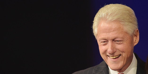 NEW YORK, NY - SEPTEMBER 24: Former U.S. President Bill Clinton attends the Closing Plenary Session: 'Aiming for the Moon an