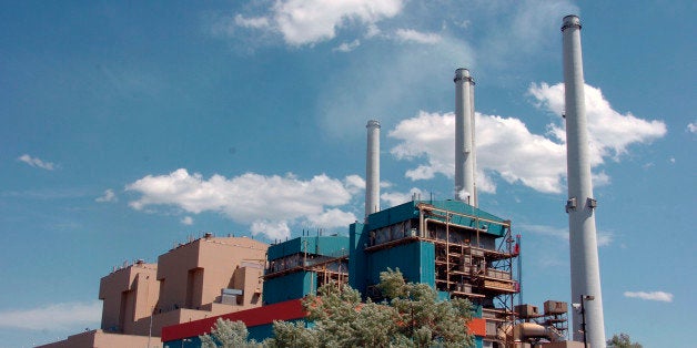 FILE - This April 28, 2010, file photo shows the Colstrip Steam Electric Station, a coal-fired power plant in Colstrip, Mont. Montana Gov. Steve Bullock said Friday, Sept. 19, 2014, that Montana can comply with the Obama administrationâs climate pollution reduction proposal, even while protecting energy sector jobs and avoiding the closure of coal plants that account for a major share of emissions. (AP Photo/Matt Brown, File)