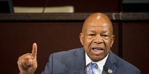 UNITED STATES - SEPTEMBER 17: Ranking member Elijah Cummings, D-Md., speaks during the House Select Committee on the Events Surrounding the 2012 Terrorist Attack in Benghazi hearing on 'Implementation of the Accountability Review Board Recommendations' on Wednesday, Sept. 17, 2014. (Photo By Bill Clark/CQ Roll Call)