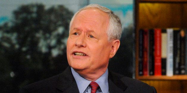 MEET THE PRESS -- Pictured: (l-r) Bill Kristol, Founder & Editor, The Weekly Standard, appears on 'Meet the Press' in Washington, D.C., Sunday, NOV. 3, 2013. (Photo by: William B. Plowman/NBC/NBC NewsWire via Getty Images)