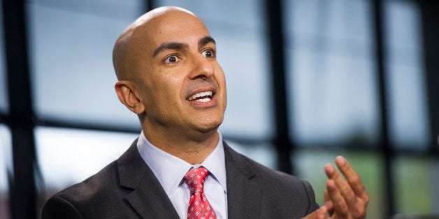 California Republican gubernatorial candidate Neel Kashkari speaks during a Bloomberg West Television interview in San Francisco, California, U.S., on Friday, Feb. 28, 2014. Kashkari, former head of the U.S. Treasury's bank bailout program, discussed his decision to run for governor in California and his strategy to stimulate manufacturing and employment in the state. Photographer: David Paul Morris/Bloomberg via Getty Images 