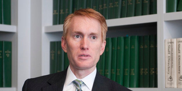 UNITED STATES - June 10: Congressman James Lankford, R-OK, is interviewed by Roll Call. Lankford is currently running for Sen