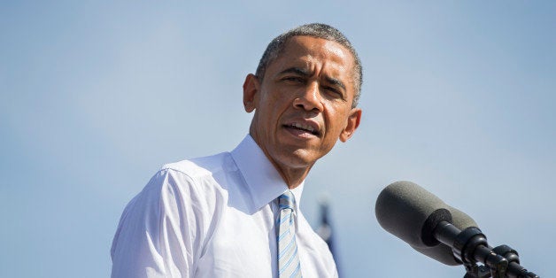 FILE - In this Oct. 10, 2014, file photo, President Barack Obama speaks at Frank G. Bonelli Regional Park in San Dimas, Calif. Democratsâ high hopes of mitigating House losses in a rough election year have been dashed by reality. Obamaâs dismal approval ratings and midterm malaise have been a drag on Democrats. (AP Photo/Evan Vucci, File)