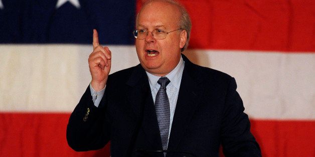 Republican strategist Karl Rove spoke at the El Paso County Lincoln Day Dinner Wednesday night, June 1, 2011 at the Antler's Hilton Hotel in Colorado Springs. Karl Gehring/The Denver Post (Photo By Karl Gehring/The Denver Post via Getty Images)