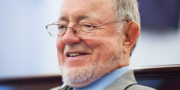 UNITED STATES - JULY 23: Rep. Don Young, R-Alaska, attends an event in Cannon Building on reuniting military service dogs with their handlers, July 23, 2014. (Photo By Tom Williams/CQ Roll Call)