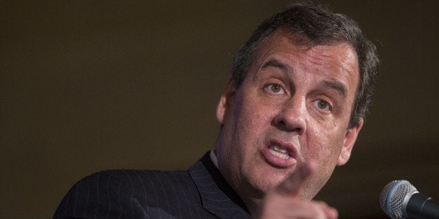 Chris Christie, governor of New Jersey, speaks during a Legal Reform Summit at the U.S. Chamber of Commerce in Washington, D.C., U.S., on Tuesday, Oct. 21, 2014. Christie, the New Jersey governor who seems a likely addition to the 2016 presidential primary roster, has been traveling the country doing what he's supposed to do as chairman of the Republican Governors Association: raising as much money and publicity as he can to help his party's incumbents and candidates ahead of the Nov. 4 elections. Photographer: Andrew Harrer/Bloomberg via Getty Images 