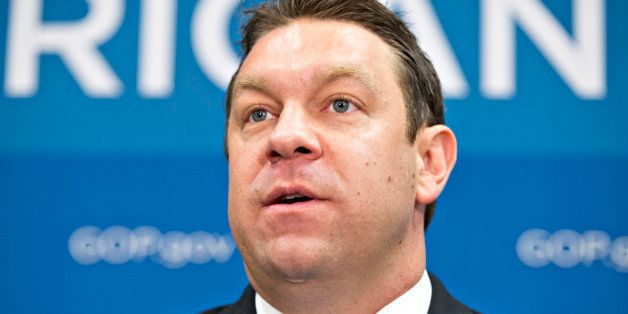 This photo taken July 9, 2013 shows Rep. Henry "Trey" Radel, R-Fla. on Capitol Hill in Washington. Radel pleaded guilty Wednesday to misdemeanor cocaine possession. (AP Photo/J. Scott Applewhite)