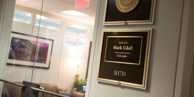 WASHINGTON, DC - NOVEMBER 5: The Capitol Hill office of U.S. Senator Mark Udall (D-CO) is quiet the day after he lost to Republican congressman Cory Gardner, November 5, 2014 in Washington D.C. The GOP tipped the balance of power in the Senate in yesterday's midterm election, which resulted in GOP leadership of the Senate. (Photo by Allison Shelley/Getty Images)