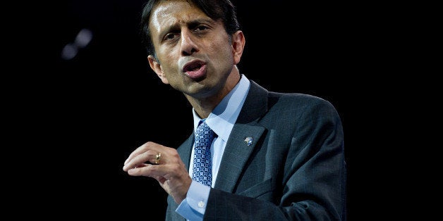 US Republican Governor of Louisiana Bobby Jindal speaks at the Conservative Political Action Conference (CPAC) in National Harbor, Maryland, on March 15, 2013. AFP PHOTO/Nicholas KAMM (Photo credit should read NICHOLAS KAMM/AFP/Getty Images)