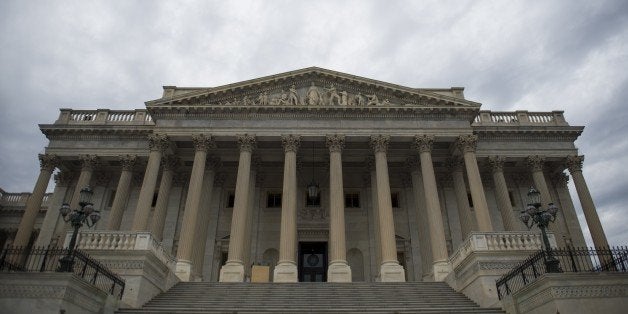 The US Senate side of the US Capitol is seen in Washington, DC, November 5, 2014. Republicans captured a majority in the US Senate on Tuesday in a sweeping midterm election victory that delivered a rebuke to President Barack Obama's Democrats. AFP PHOTO / Saul LOEB (Photo credit should read SAUL LOEB/AFP/Getty Images)