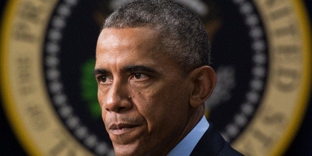 US President Barack Obama speaks during the Global Health Security Agenda Summit at the White House in Washington,DC on September 26, 2014. AFP PHOTO/Nicholas KAMM (Photo credit should read NICHOLAS KAMM/AFP/Getty Images)