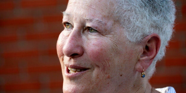 In this June 15, 2014 photo, Rita Schwerner Bender speaks outside the Mt. Zion United Methodist Church in Philadelphia, Miss., following a commemorative service for her late husband, Michael Schwerner, and the two other civil rights workers killed in the âMississippi Burningâ case. Michael Schwerner, Andrew Goodman and James Chaney are going to be posthumously awarded the Presidential Medal of Freedom on Monday, Nov. 24, 2014, but the honor is not sitting well with some of their relatives. (AP Photo/Rogelio V. Solis)