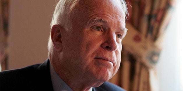 DAVOS, SWITZERLAND - JANUARY 23: United States' (US) Senator and former US presidential candidate John McCain says that the t