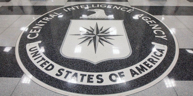 UNITED STATES - SEPTEMBER 18: The seal of the Central Intelligence Agency is displayed in the foyer of the original headquar