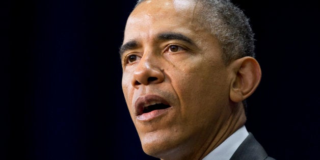 President Barack Obama speaks about early childhood education, Wednesday Dec. 10, 2014, in the South Court Auditorium on the White House complex in Washington. (AP Photo/Jacquelyn Martin)