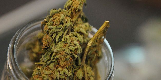 POT30-- Medical marijuana is in jars to keep it fresh at Cannabis Medical in Denver. RJ Sangosti/ The Denver Post (Photo By RJ Sangosti/The Denver Post via Getty Images)