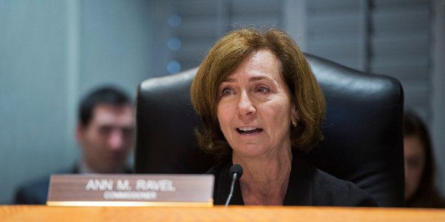UNITED STATES - OCTOBER 31: FEC Commissioner Ann Ravel makes a statement during her first meeting at the Commission's downtown office. (Photo By Tom Williams/CQ Roll Call)
