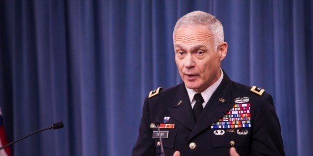 ARLINGTON, VA - DECEMBER 18: US Army Lt. Gen. James L. Terry, commander of the Combined Joint Task Force - Operation Inherent