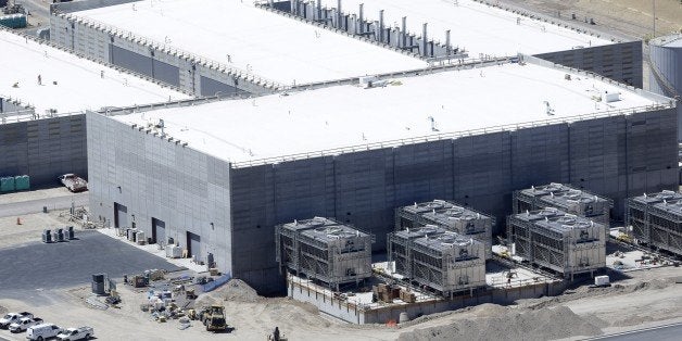 FILE - This June 6, 2013, file photo, shows the National Security Agency's Utah Data Center in Bluffdale, Utah. A Utah lawmaker is questioning whether city water should be shut off to a massive National Security Agency data-storage facility outside Salt Lake City. Republican Rep. Marc Roberts of Santaquin said he wants to explore whether the data center is getting any sweetheart deals on municipal water and power before a legislative committee hearing Wednesday afternoon. (AP Photo/Rick Bowmer, File)