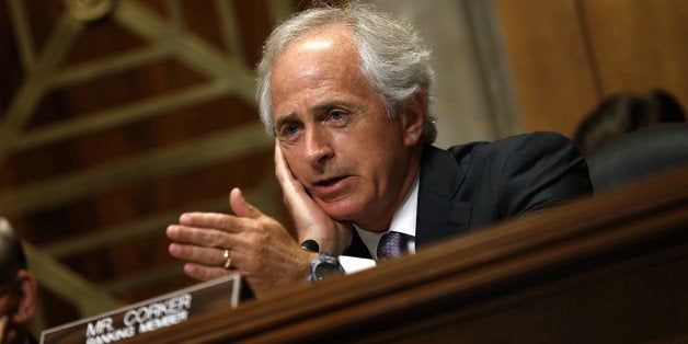 WASHINGTON, DC - JULY 09: Senate Foreign Relations Committee ranking member Sen. Bob Corker (R-TN) speaks during a hearing J