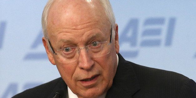 WASHINGTON, DC - SEPTEMBER 10: Former US Vice President Dick Cheney speaks about the situation in Syria and Iraq regarding the terrorist group ISIS, at The American Enterprise Institute for Public Policy Research (AEI), September 10, 2014 in Washington, DC. Vice President Cheney urged President Barack Obama to take a hard line stance against the terrorist group. (Photo by Mark Wilson/Getty Images)