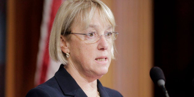 WASHINGTON, DC - DECEMBER 10: Senate Budget Committee Chairman Patty Murray (D-WA) speaks at a press conference to announce a bipartisan budget deal, the Bipartisan Budget Act of 2013, at the U.S. Capitol on December 10, 2013 in Washington, DC. The $85 billion agreement would set new spending levels for the next two years and create $63 billion in so-called 'sequester relief.' (Photo by T.J. Kirkpatrick/Getty Images)